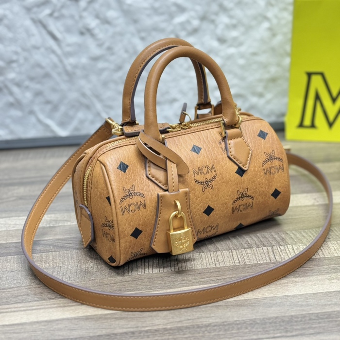 MCM Ella Visetos Mini Shoulder Bags Size 18*9*9.5cm