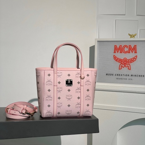 MCM Aren Visetos Mini Shoulder Bags Size 19*9.5*18.5cm
