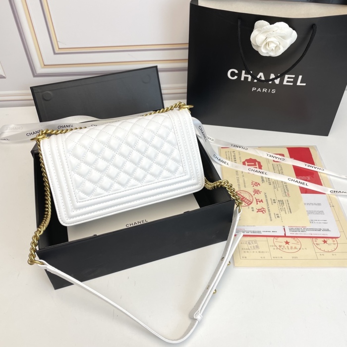 Chanel BOY Shoulder Bags Size 25*14*7cm