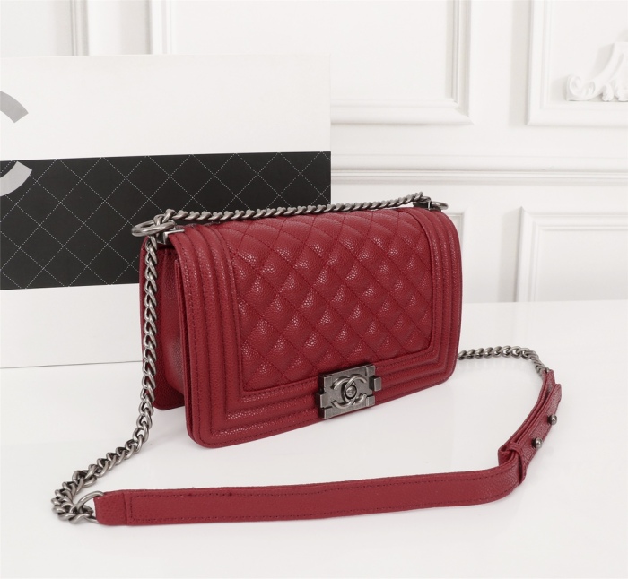 Chanel BOY Shoulder Bags Size 25*14*7cm