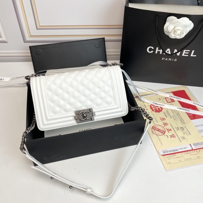 Chanel BOY Shoulder Bags Size 25*14*7cm