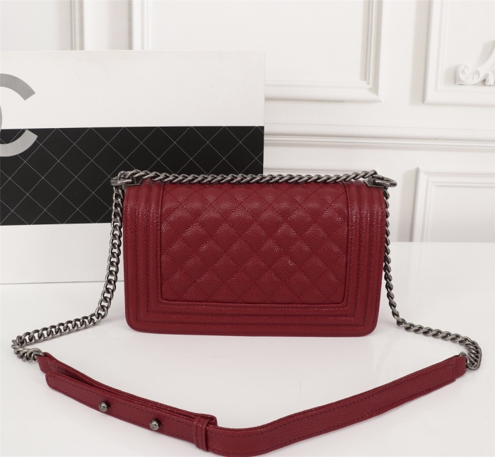 Chanel BOY Shoulder Bags Size 25*14*7cm