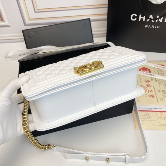 Chanel BOY Shoulder Bags Size 25*14*7cm