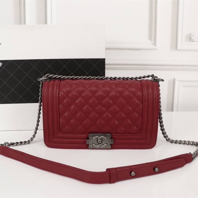 Chanel BOY Shoulder Bags Size 25*14*7cm