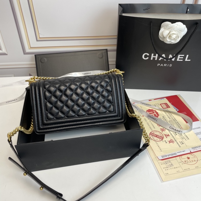 Chanel BOY Shoulder Bags Size 25*14*7cm