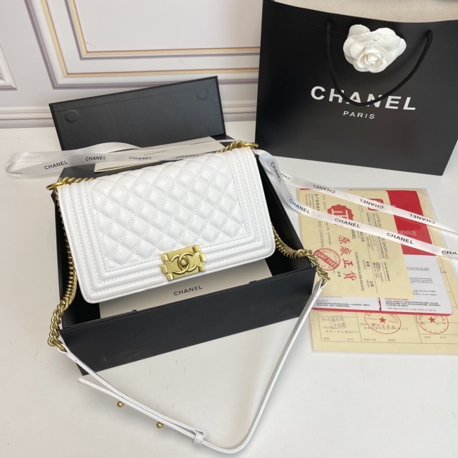 Chanel BOY Shoulder Bags Size 25*14*7cm