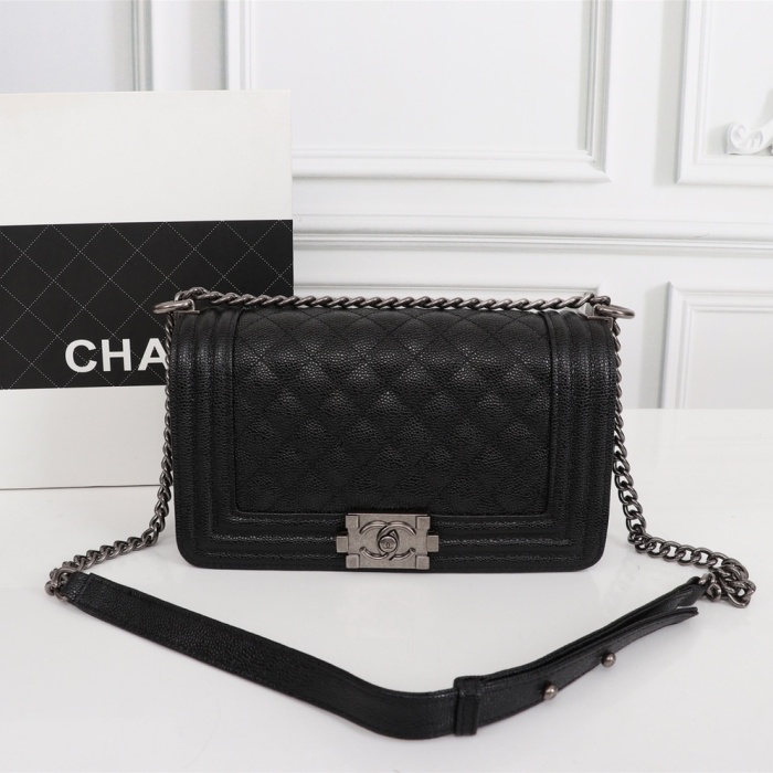 Chanel BOY Shoulder Bags Size 25*14*7cm