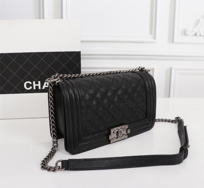 Chanel BOY Shoulder Bags Size 25*14*7cm