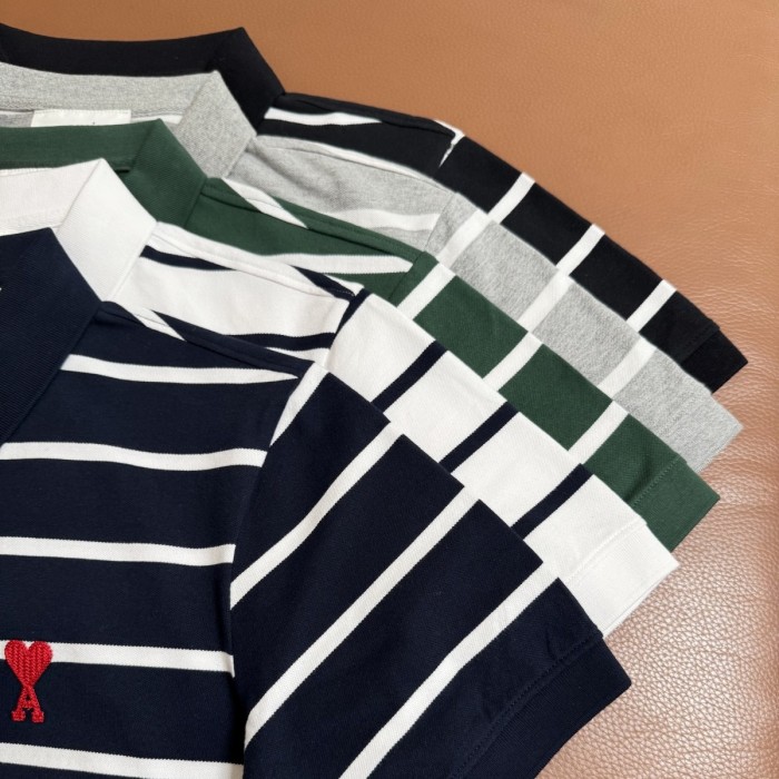 Ami 2026ss New Polo Shirt Size S-XXL 4-Color
