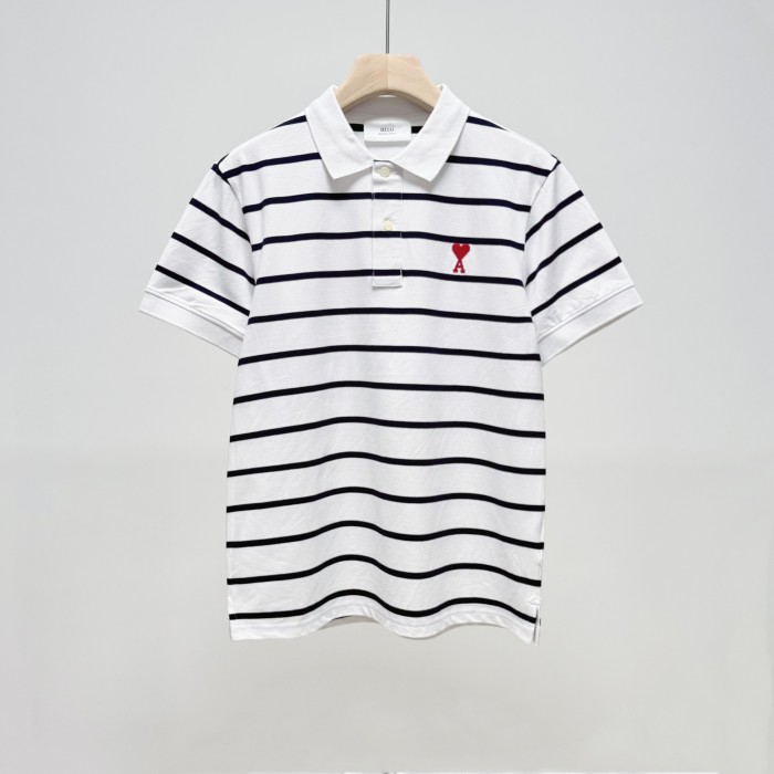 Ami 2026ss New Polo Shirt Size S-XXL 4-Color