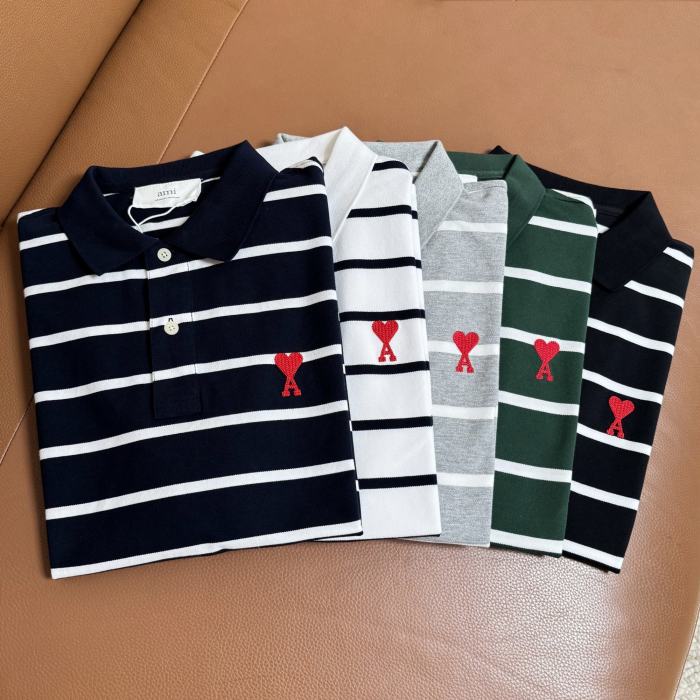Ami 2026ss New Polo Shirt Size S-XXL 4-Color