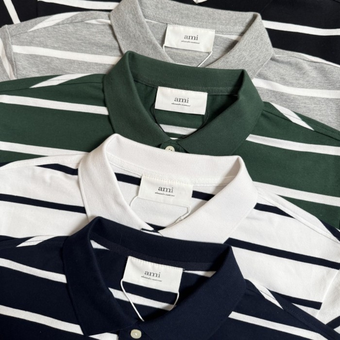 Ami 2026ss New Polo Shirt Size S-XXL 4-Color