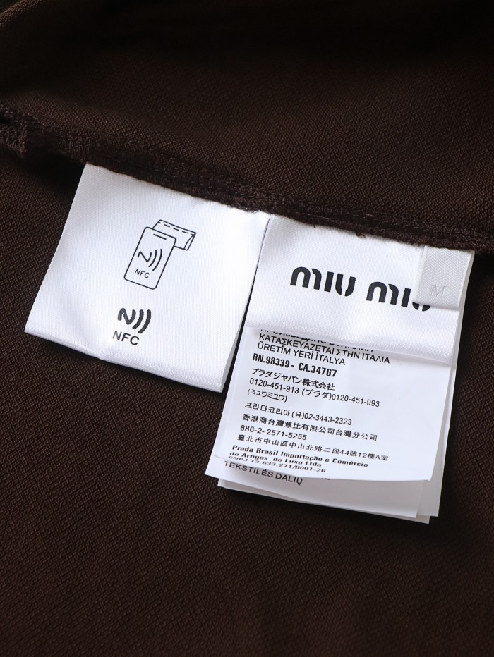 MiuMiu 2026ss New Polo Shirt Size S-XL
