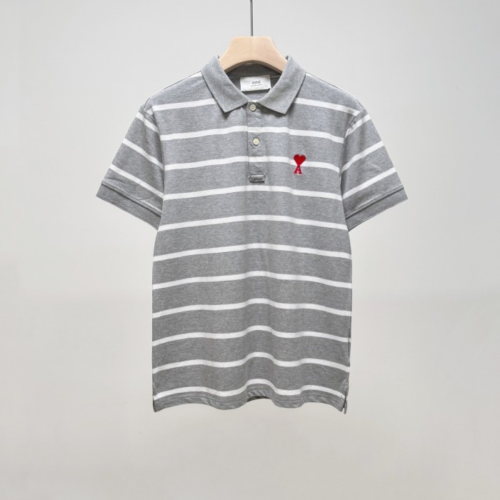 Ami 2026ss New Polo Shirt Size S-XXL 4-Color