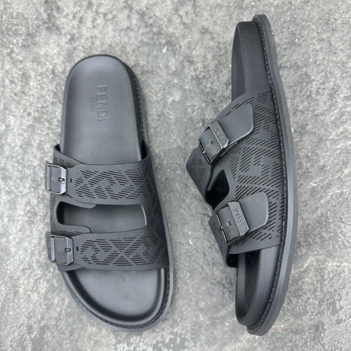Fendi Diagonal Sandals & Slippers Men Size 39-46