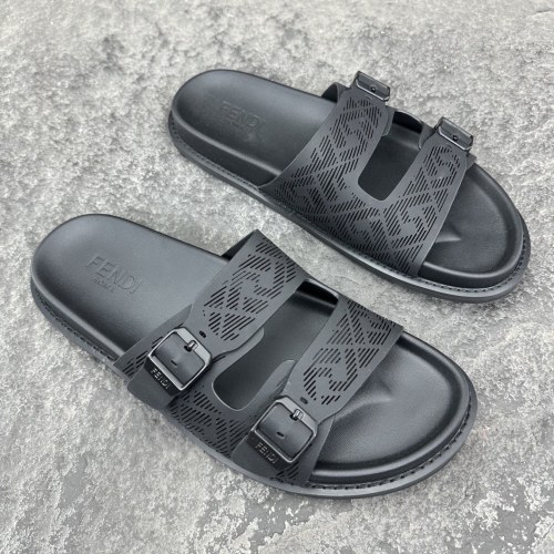 Fendi Diagonal Sandals & Slippers Men Size 39-46