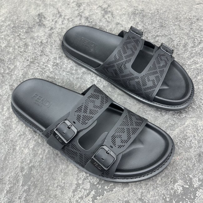 Fendi Diagonal Sandals & Slippers Men Size 39-46