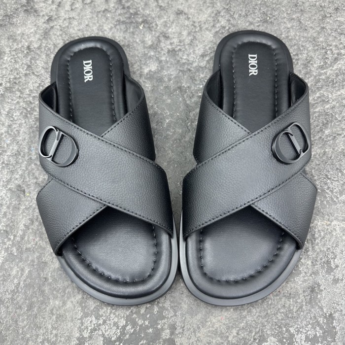 Dior Aqua Oblique Sandals & Slippers Men Size 39-46