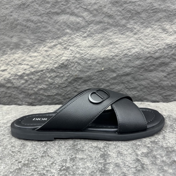 Dior Aqua Oblique Sandals & Slippers Men Size 39-46