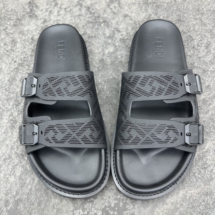 Fendi Diagonal Sandals & Slippers Men Size 39-46
