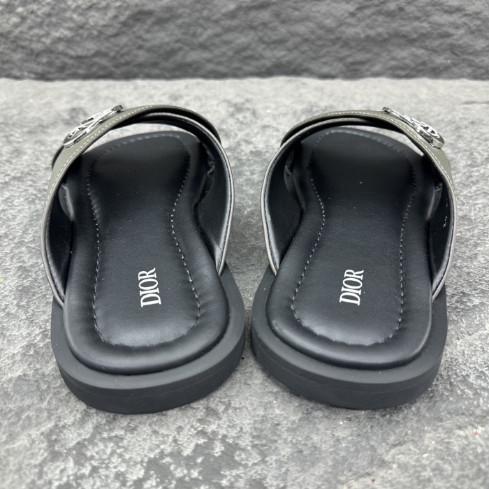 Dior Aqua Oblique Sandals & Slippers Men Size 39-46