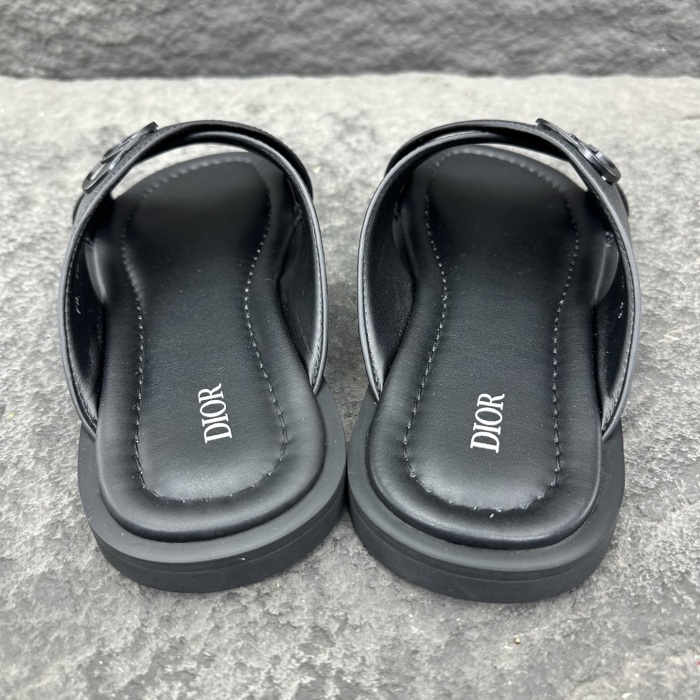 Dior Aqua Oblique Sandals & Slippers Men Size 39-46