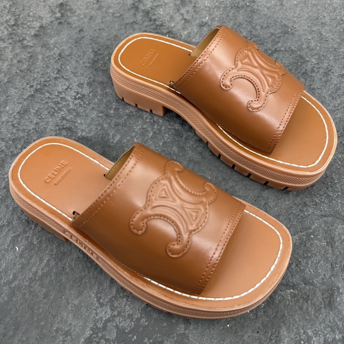 Celine 2026ss CLEA TRIOMPHE Women Sandals Slippers Size 36-42