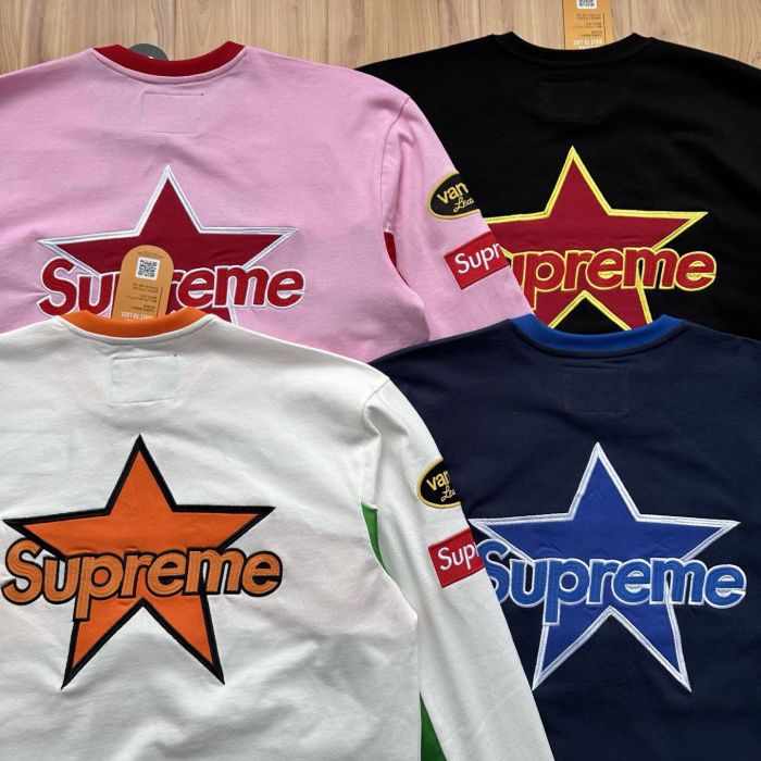 Supreme x Vanson Leathers 2026SS LS Top Sweatshirt Size S-XL