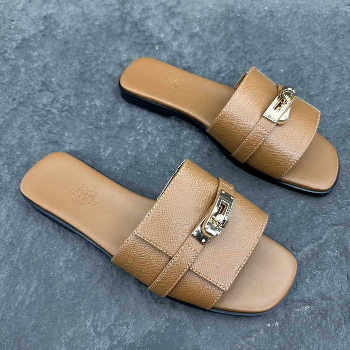 Hermes 2026ss Giulia Women Sandals Slippers Size 36-43