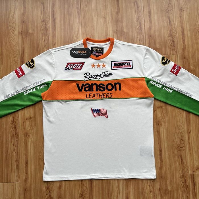Supreme x Vanson Leathers 2026SS LS Top Sweatshirt Size S-XL
