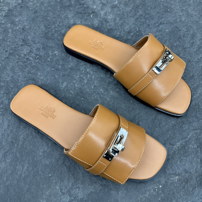 Hermes 2026ss Giulia Women Sandals Slippers Size 36-43