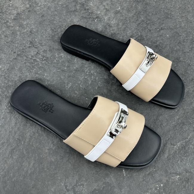 Hermes 2026ss Giulia Women Sandals Slippers Size 36-43
