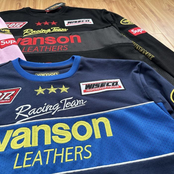 Supreme x Vanson Leathers 2026SS LS Top Sweatshirt Size S-XL