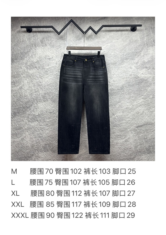 Louis Vuitton 2026ss New Unisex Jeans Size M-XXXL