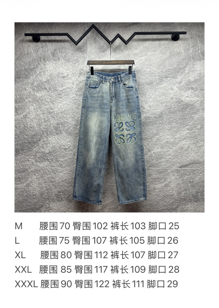 Loewe 2026ss New Unisex Jeans Size M-XXXL