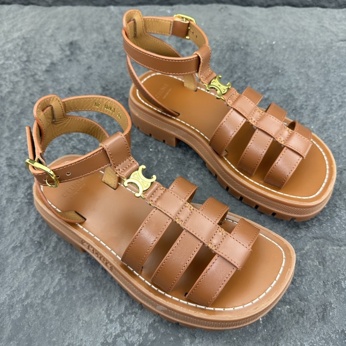 Celine 2026ss CLEA TRIOMPHE Women Sandals Slippers Size 36-41