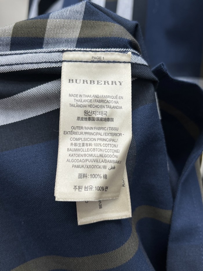 Burberry Long Sleeves Shirt Size M-XXXL