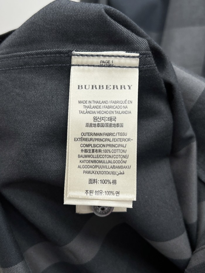 Burberry Long Sleeves Shirt Size M-XXXL