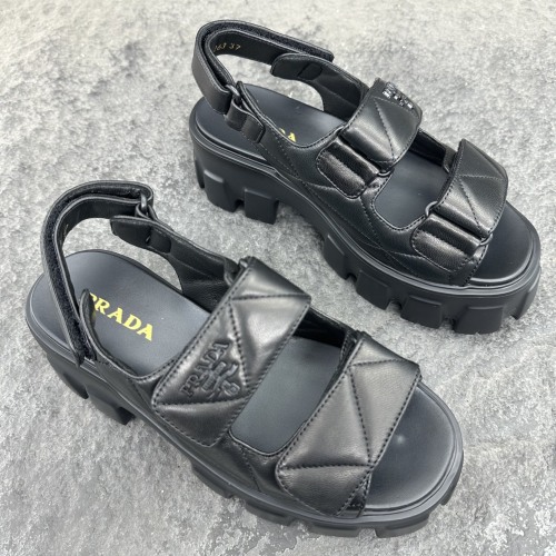 Prada 2026ss Monolith Nappa Sandals Slippers Size 36-41