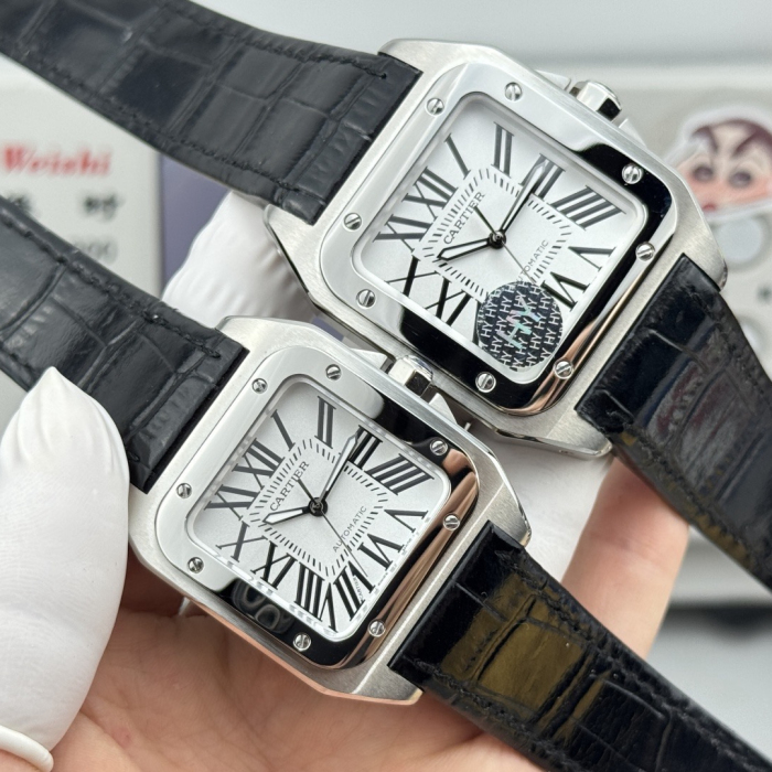 Santos 100 de Cartier watch CRW20073X8 - 51.1mm  W2010709 - 41.3mm
