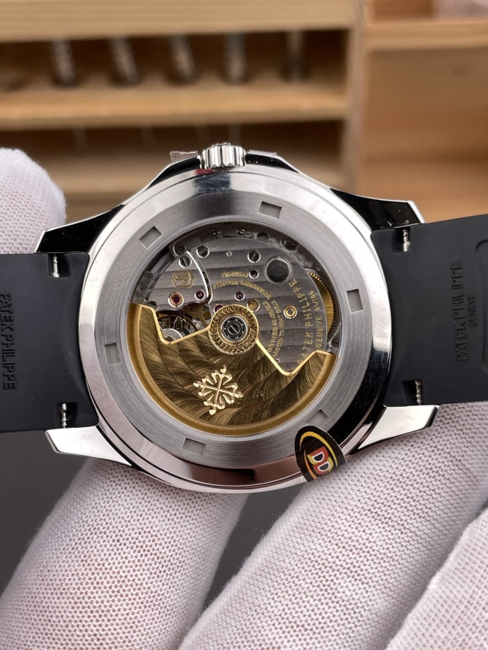 Patek Philippe Aquanaut Date Black Strap Stainless Steel ref 5167A‑001 40mm