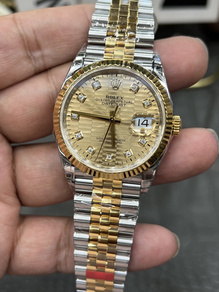 Rolex Datejust 36 Oyster 36mm Oystersteel and yellow gold M126233-0045