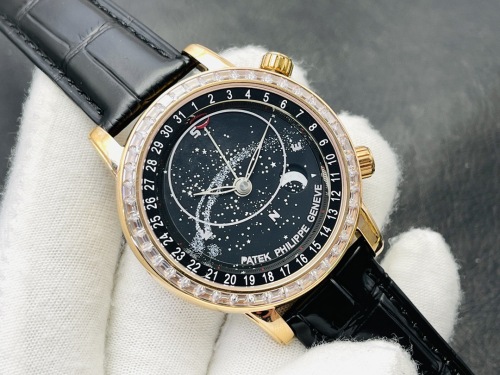 Patek Philippe Grand Complications Diamond & Rose Gold Celestial ref 6104R‑001 44mm