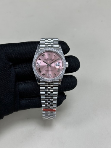 Rolex Datejust 36 Oyster 36mm Oystersteel white gold and diamonds M126284RBR-0023