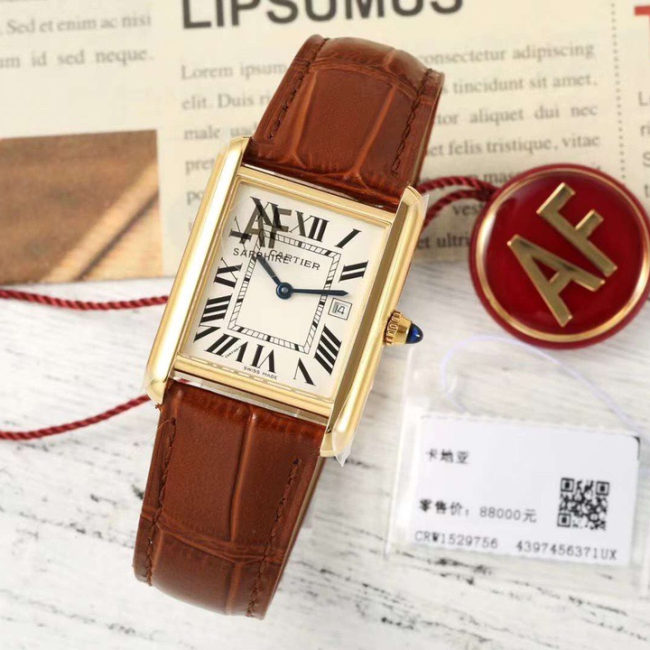 Cartier Tank MC watch 31mm CRW5200024
