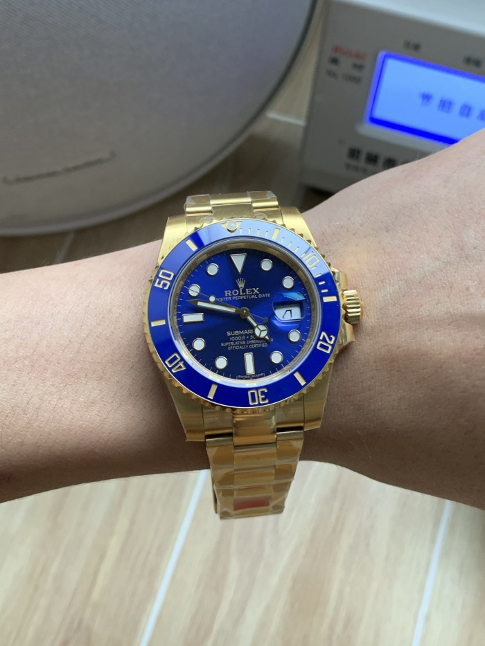 Rolex Submariner Date Oyster 41mm yellow gold m126618lb-0002