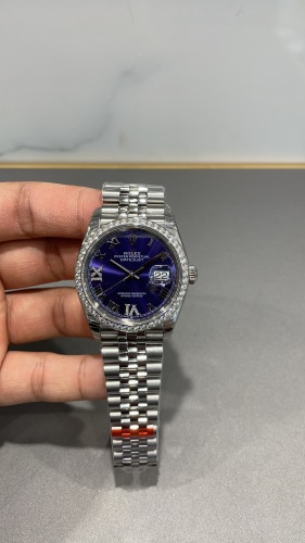 Rolex Datejust 36 Oyster 36mm Oystersteel white gold and diamonds M126284RBR-0013