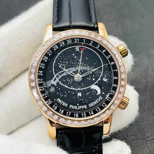 Patek Philippe Grand Complications Diamond & Rose Gold Celestial ref 6104R‑001 44mm