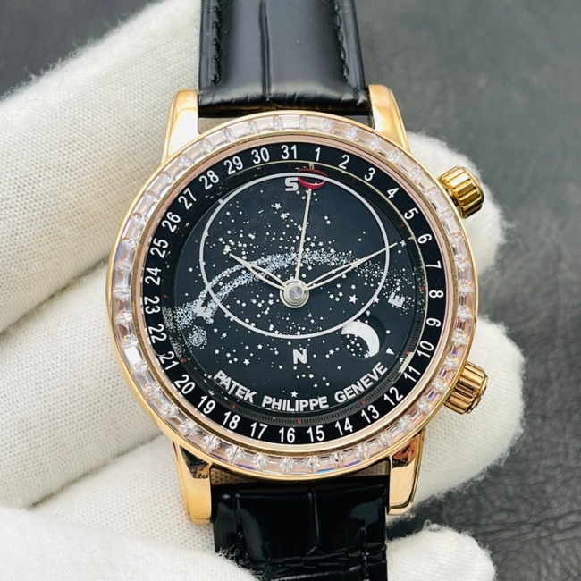 Patek Philippe Grand Complications Diamond & Rose Gold Celestial ref 6104R‑001 44mm