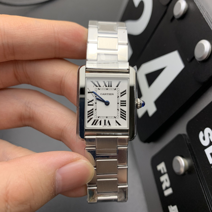 Cartier Tank MC watch 31mm CRW5200013
